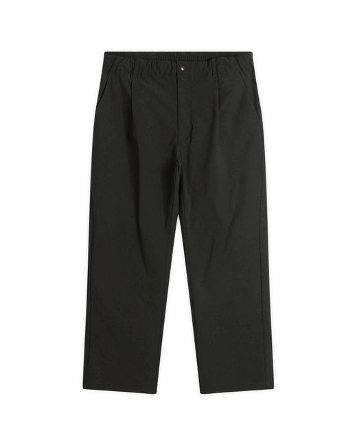 Goldwin Gray One Tuck Tapered Light Trousers for men