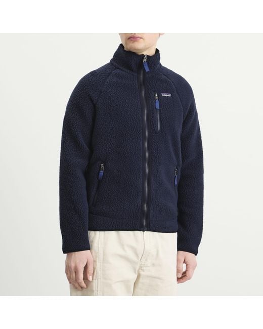 Patagonia Blue Retro Pile Jacket for men