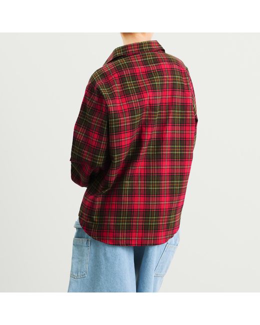 SUNDAYFRUITMARKET Red Sunday Check Shirt