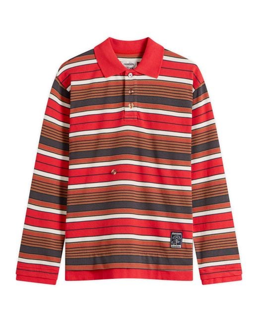 Damson Madder Red Noah Cinch Rugby Top