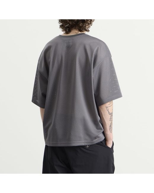 Neighborhood Gray Mesh Hockey Shirt for men