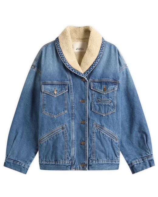 Isabel Marant Blue Pimia Denim Jacket