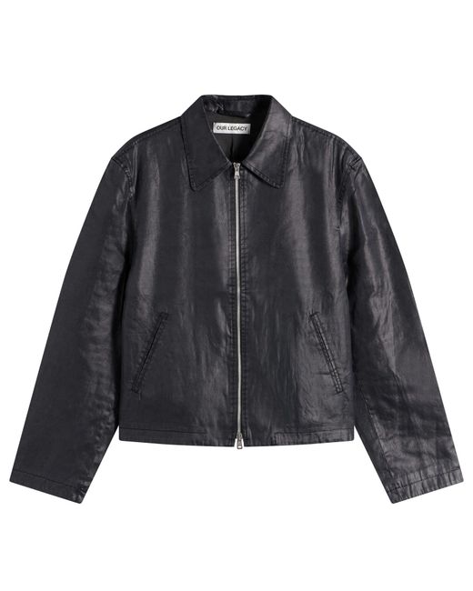 Our Legacy Black Mini Jacket Worker for men