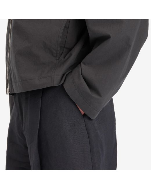 Studio Nicholson Black Fowld Tailored Shorts for men
