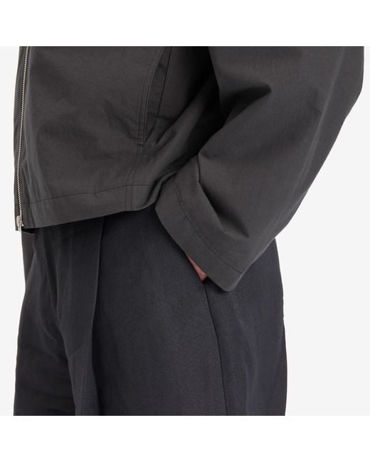 Studio Nicholson Black Fowld Tailored Shorts for men