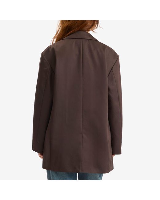 Represent Brown Crimp Blazer