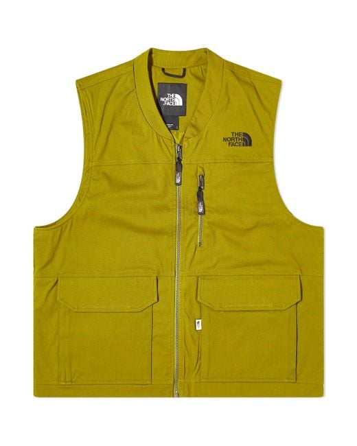 The North Face Green Heritage Cotton Vest for men
