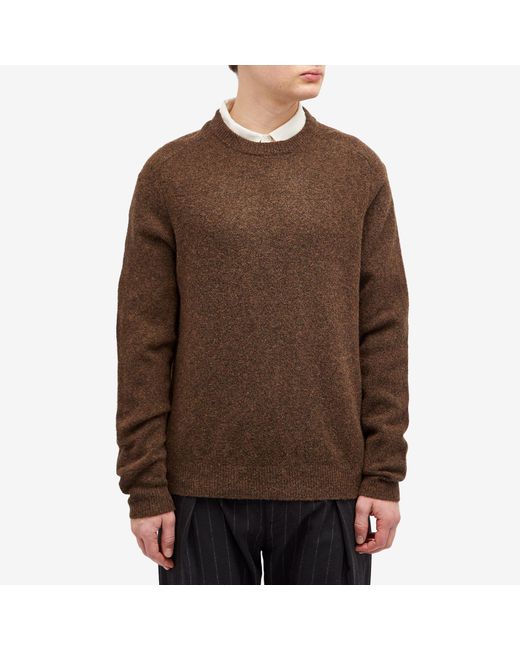 NN07 Brown John Wool Jumper for men