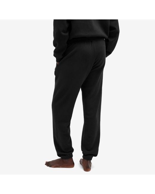 Skims Black Cotton Fleece Classic Sweatpants