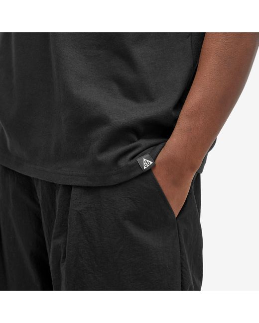 Nike Black Acg Hike Snacks Dri-Fit T-Shirt for men
