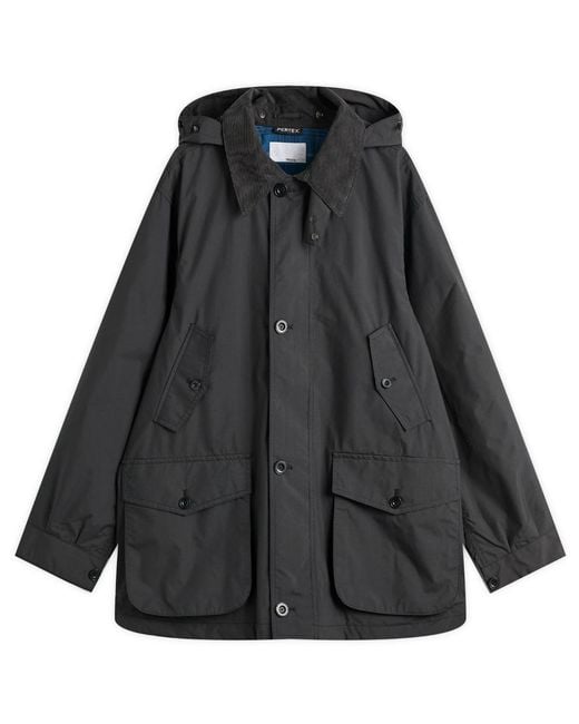 Nanamica Black 2L Pertex Unlimited Field Jacket for men