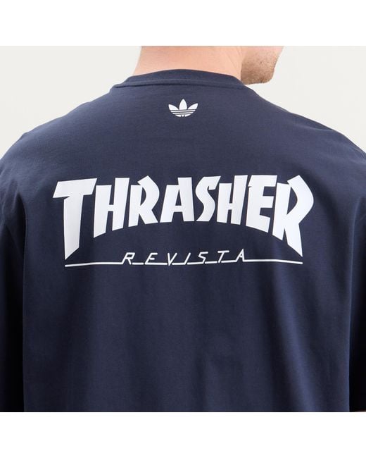 Adidas Blue X Thrasher Afa Argentina T-Shirt for men