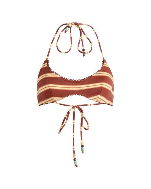 Damson Madder Brown Trudi Reversible Bikini Top