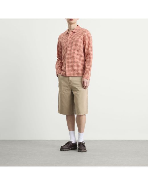 Wax London Natural Luca Twill Shorts for men