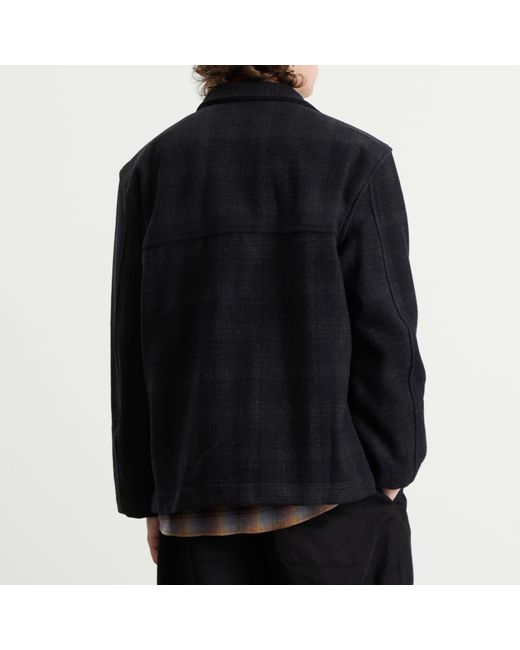 YMC Black Cruiser Check Shirt Jacket for men