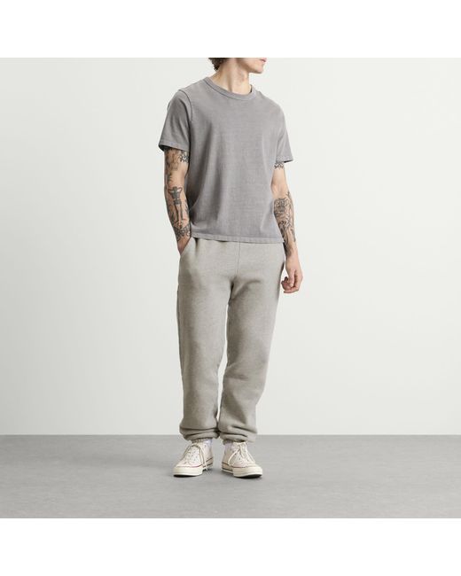 Les Tien Gray Heavyweight Classic Sweatpant for men
