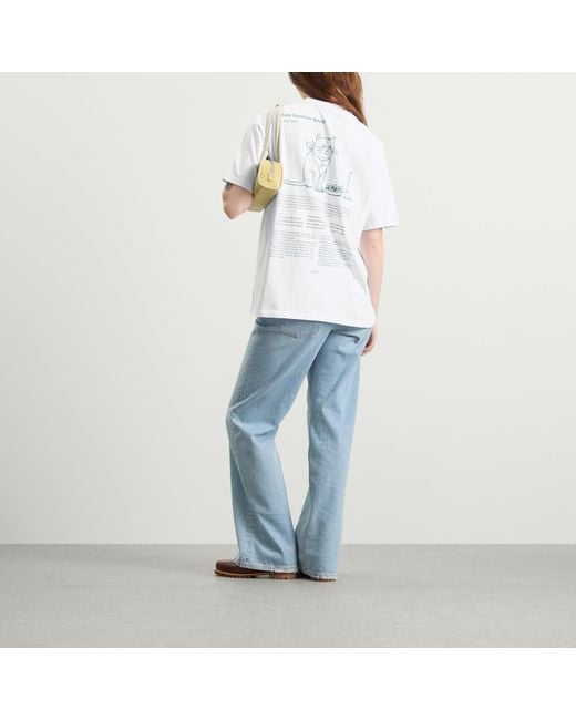 Damson Madder White Presented By End. Solo Salad Graphic T-Shirt