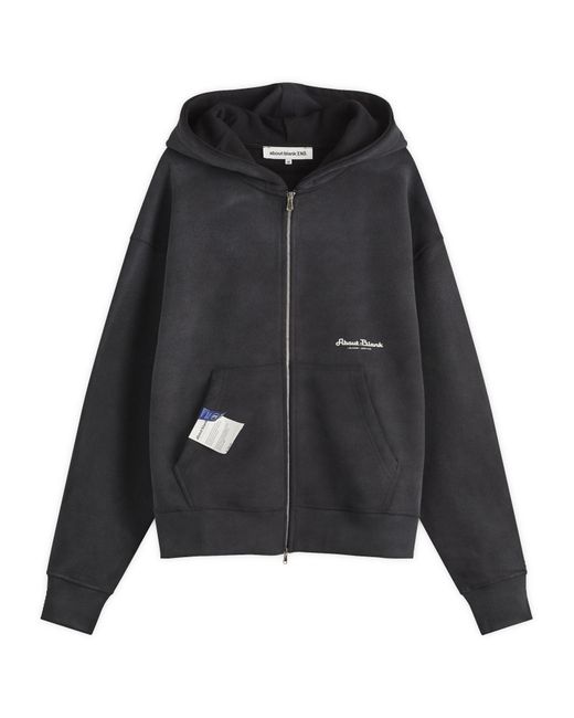 About Blank Black End. X 'Laundromat' Zip Hoodie