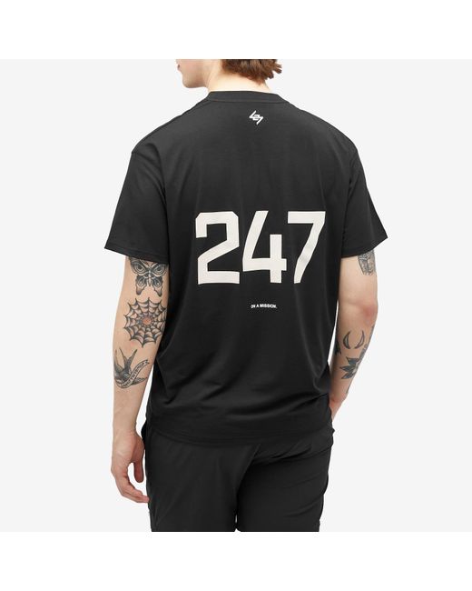 Represent Black 247 Oversized T-Shirt for men