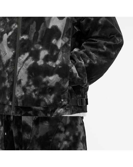 Y-3 Black Aop Flock Nylon Shell Jacket for men