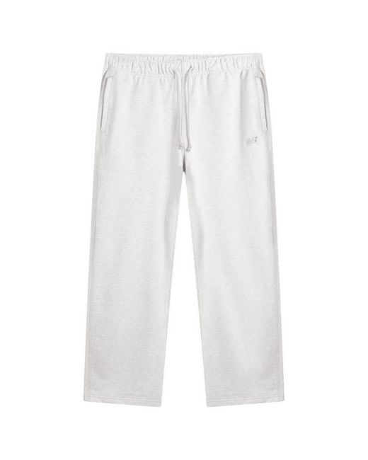 New Balance White Athletics French Terry Pant for men