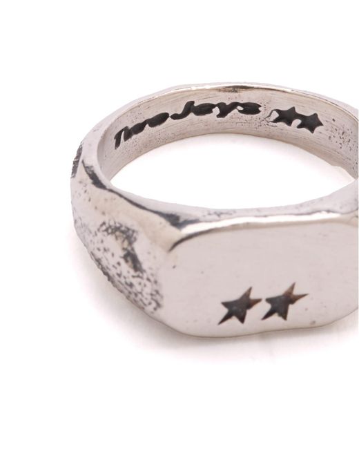 Twojeys Metallic Elongated Ring