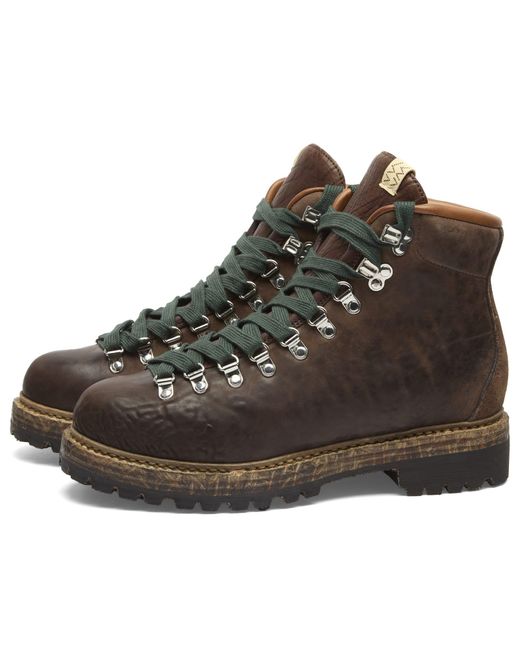 Visvim Brown Whymper Hiking Boots for men