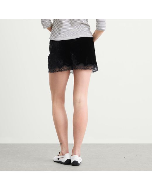 Rixo Black Kornelia Mini Skirt
