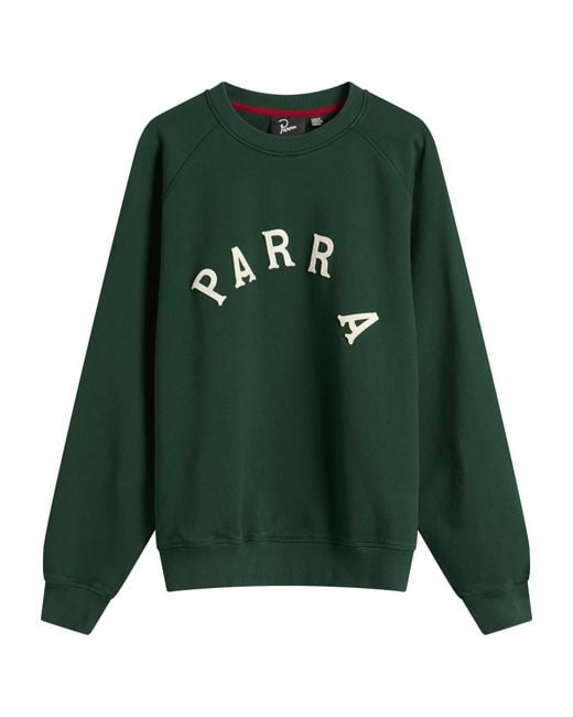 by Parra Green Drunk Parent Crew Sweatshirt for men