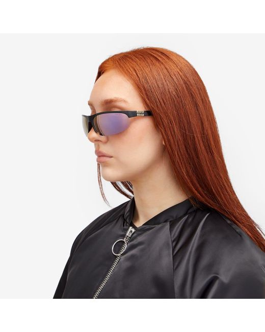 Miu Miu Brown A02S Sunglasses