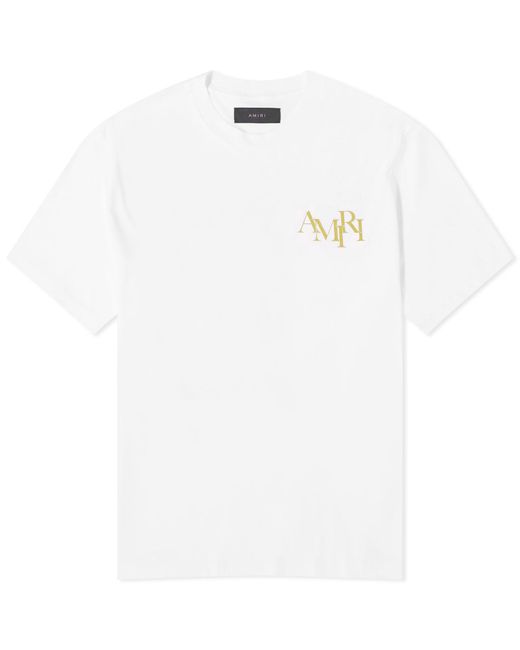 Amiri White Champagne T-Shirt for men