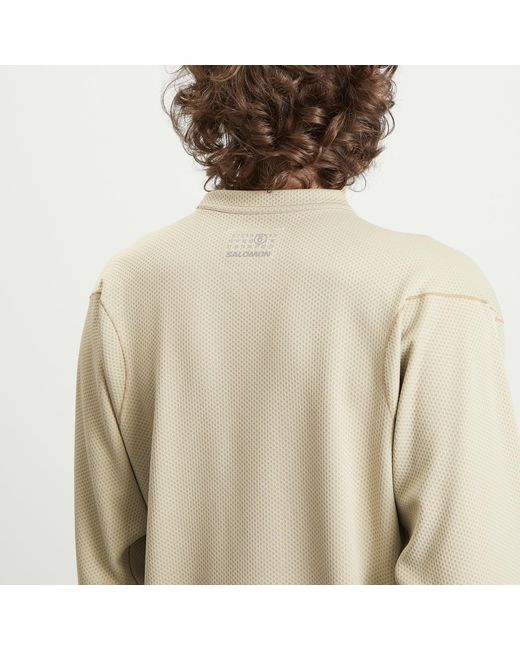 Maison Margiela Natural Mm6 X Salomon Long-Sleeved Top for men