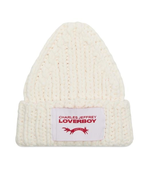 Charles Jeffrey Natural Chubby Beanie