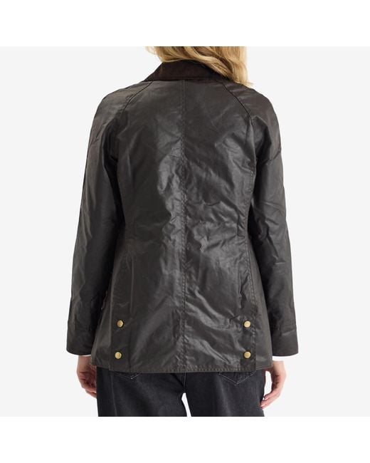 Barbour Black Beadnell Wax Jacket