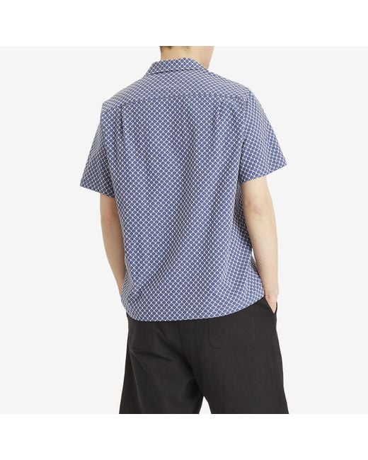 Portuguese Flannel Blue Midnight Sky Vacation Shirt for men