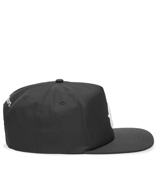 Malbon Black M Snap Back Cap for men