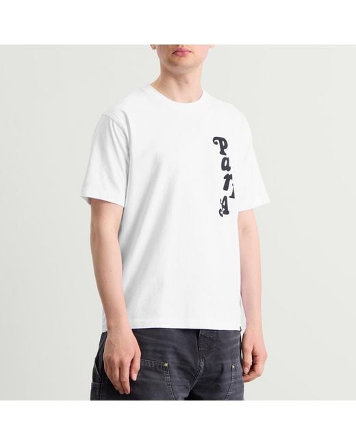 by Parra White Atalanta T-Shirt for men