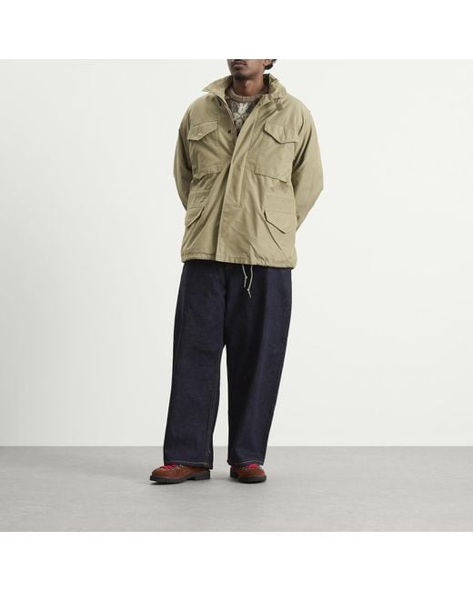 Beams Plus Green Military Field Jacket for men