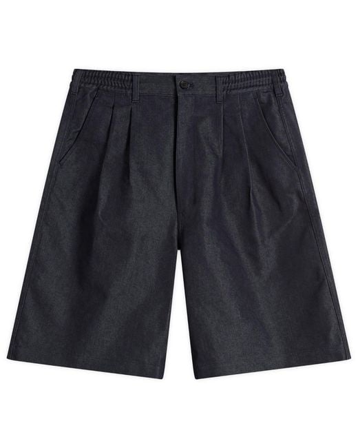 Comme des Garçons Blue Denim Shorts for men