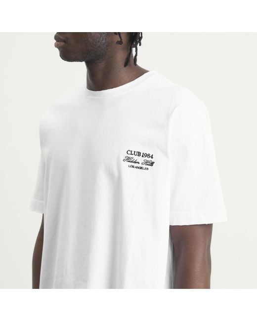 Club 1984 White Hidden Hills T-Shirt for men