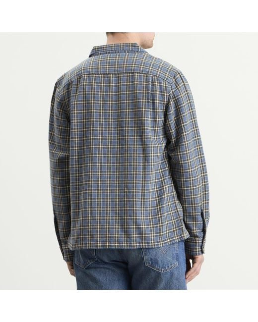 RRL Blue Matlock Check Shirt for men
