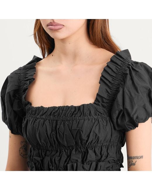 Damson Madder Black Lyza Mini Dress