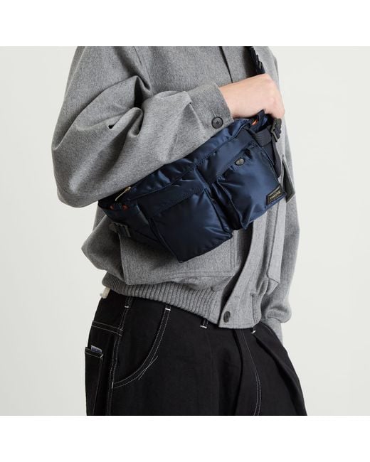 Porter-Yoshida and Co Blue Tanker Waist Bag