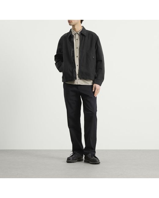 Norse Projects Black Raabjerg Canvas Jacket for men
