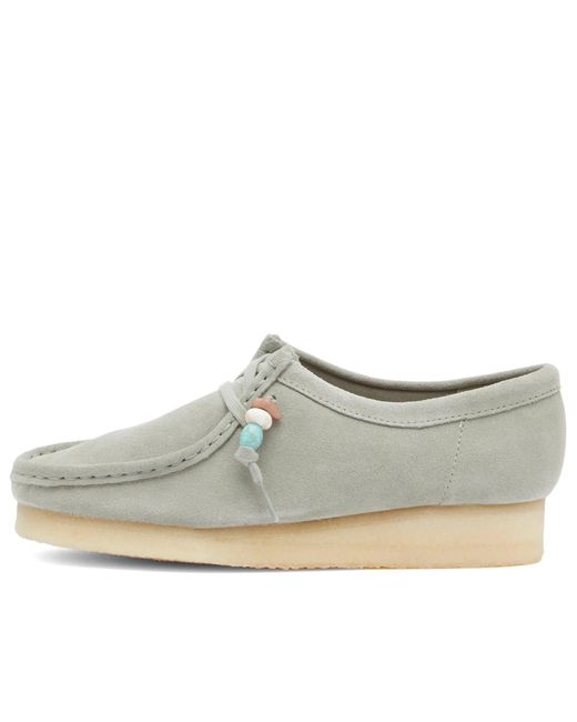 Clarks Gray Wallabee Beads