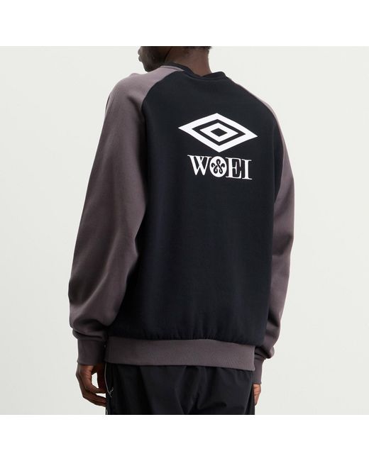 Umbro Black X Woei Crew Sweatshirt for men