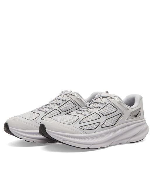 Hoka One One White U Clifton One9 Sneaker