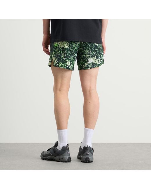 Nike Green Acg All Over Print Short for men