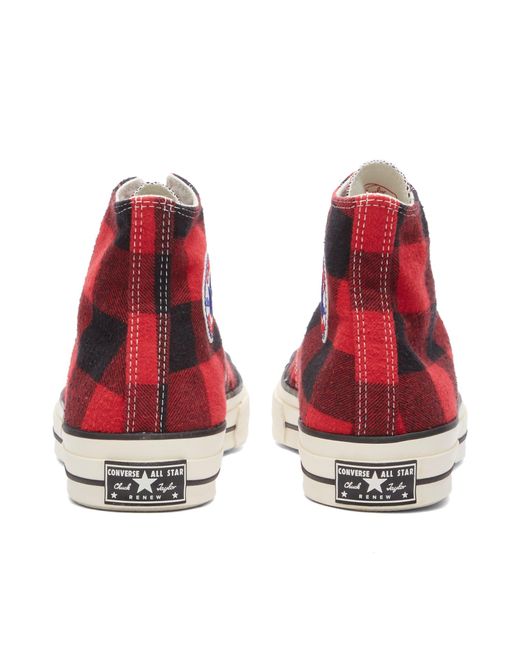 Converse red high tops men deals