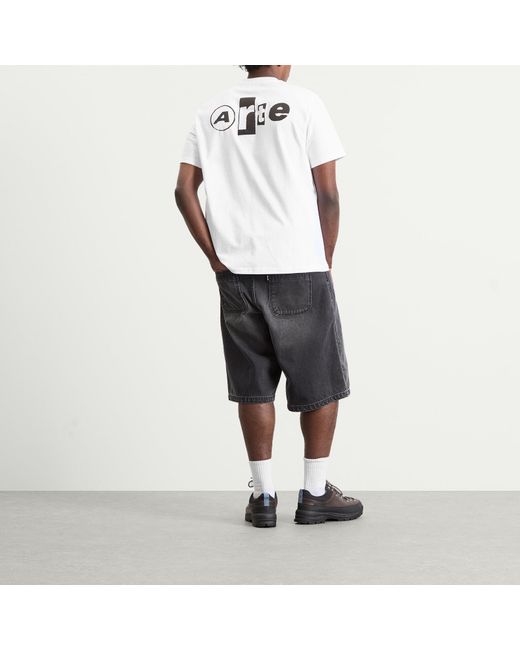 Arte' White Back Collage T-Shirt for men